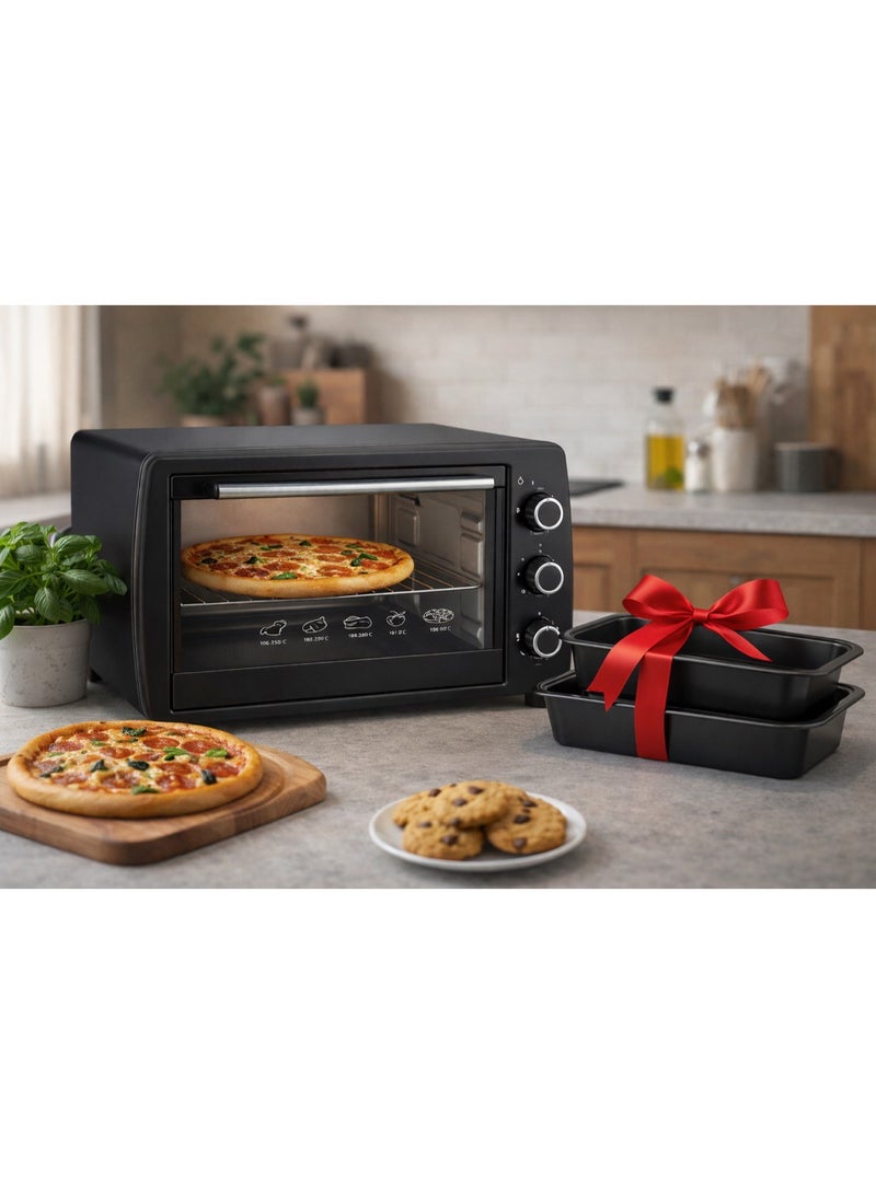 40 liter electric oven with 60 minute timer and gift trays